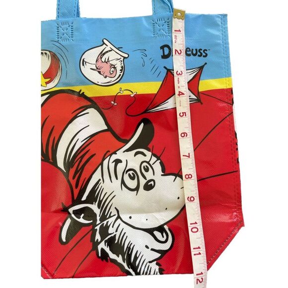 Dr. Seuss Suess Tote (2) Reusable Art Bag School Kids Gift Travel Shopping Cat - Picture 6 of 7